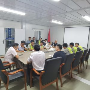 11月15日 集团公司领导张三羊总、莅临福州SM项目检查指导工作、开展项目全体员工动员大会1
