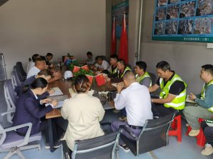 11月25日 集团公司领导莅临美仑花园安置房二期项目进行2024年11月份项目法检查